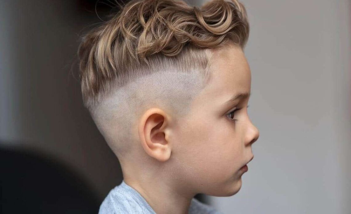 Low Maintenance Short Fade Little Boy Haircuts