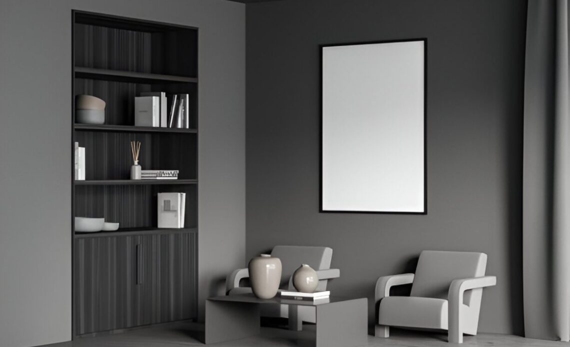 Wall Showcase Designs For Hall In Kerala