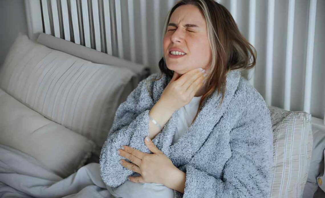 phlegm stuck in throat for months