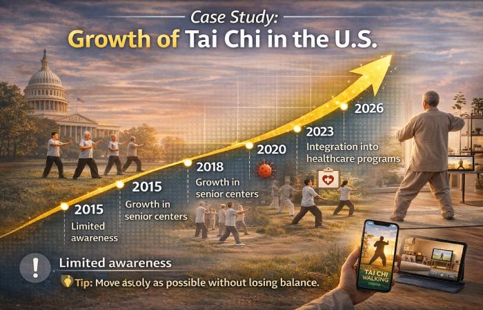 Growth of Tai Chi in the U.S.