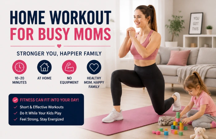 home workout for busy moms