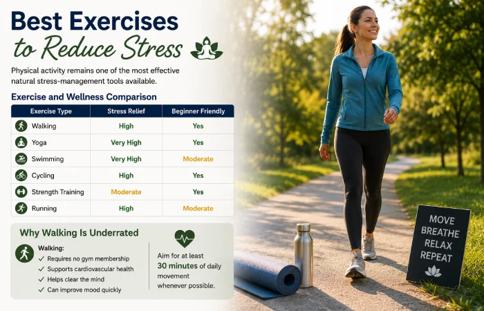 best exercises to reduce stress