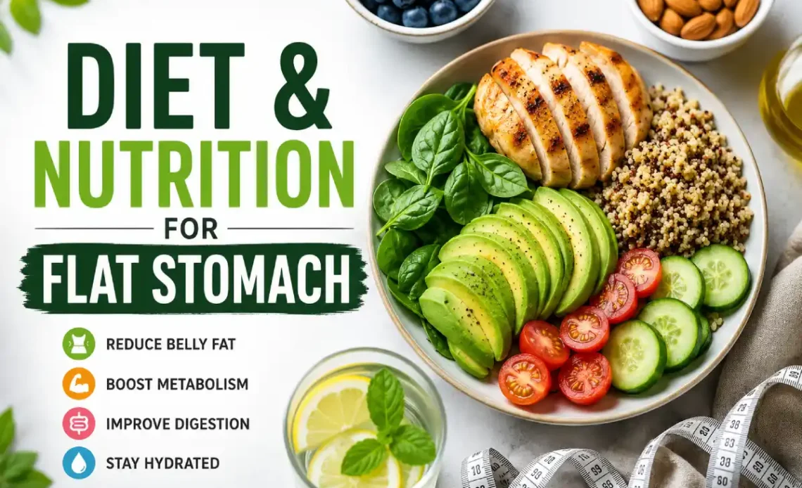 diet nutrition for flat stomach