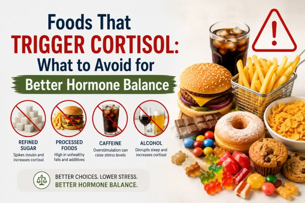 Foods That Trigger Cortisol: What to Avoid for Better Hormone Balance