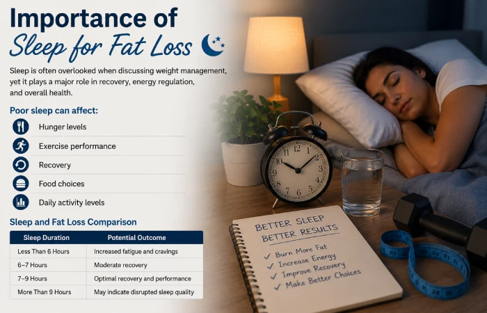 importance of sleep for fat loss