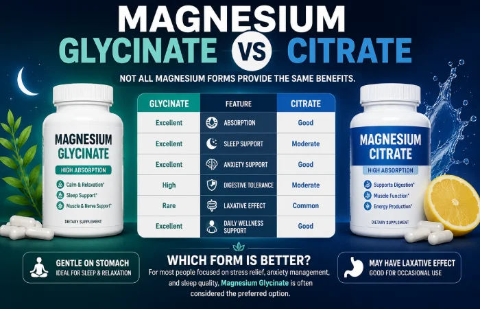 magnesium glycinate vs citrate