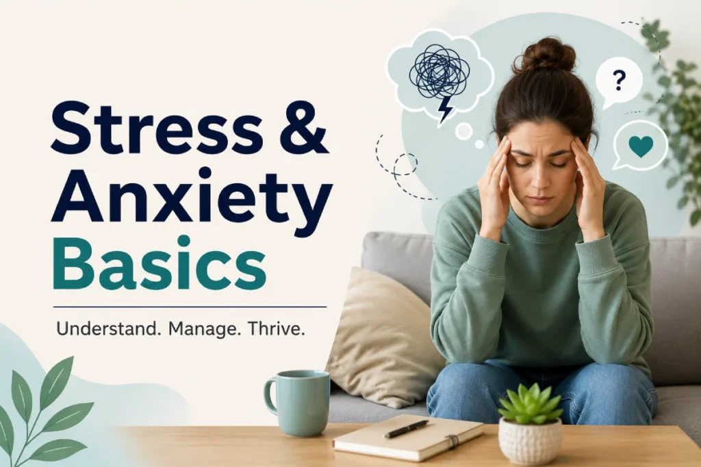 Stress & Anxiety Basics: Causes, Symptoms, and Natural Ways to Feel Better