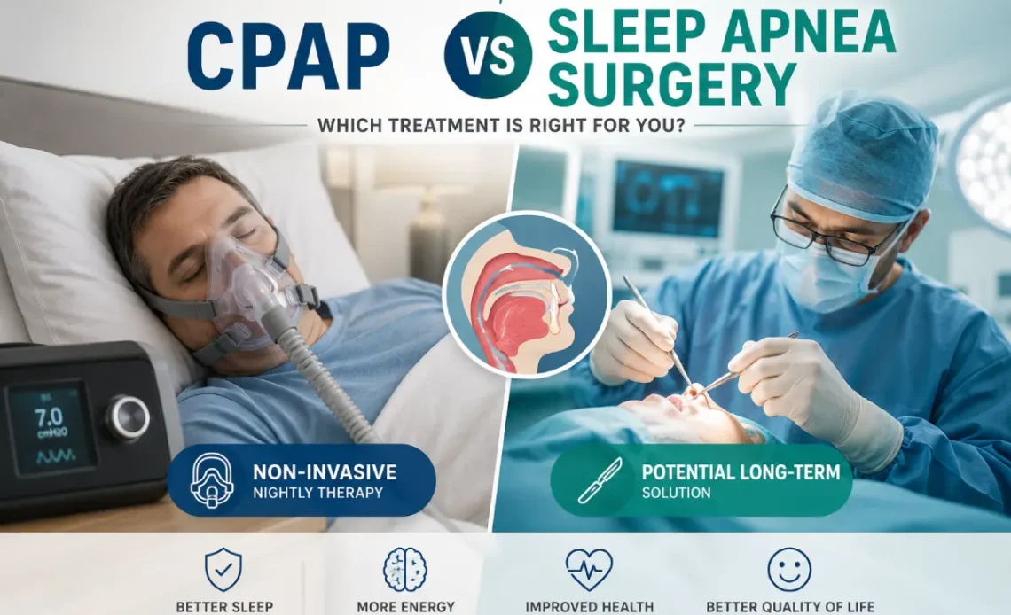 cpap vs sleep apnea surgery