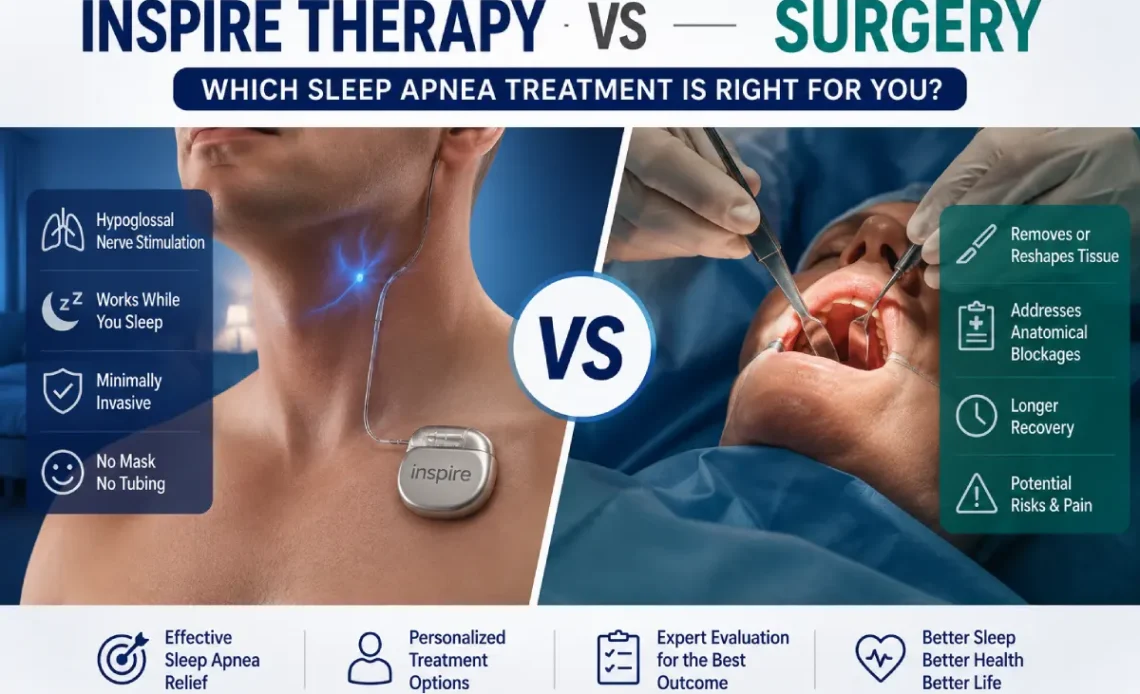 Inspire therapy vs surgery