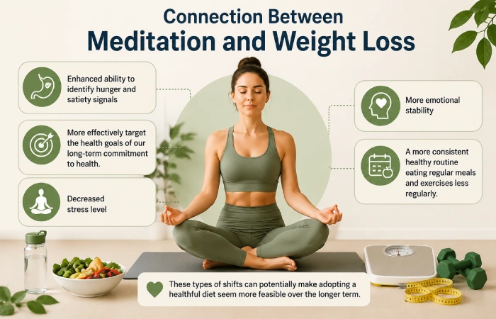 connection between meditation and weight loss