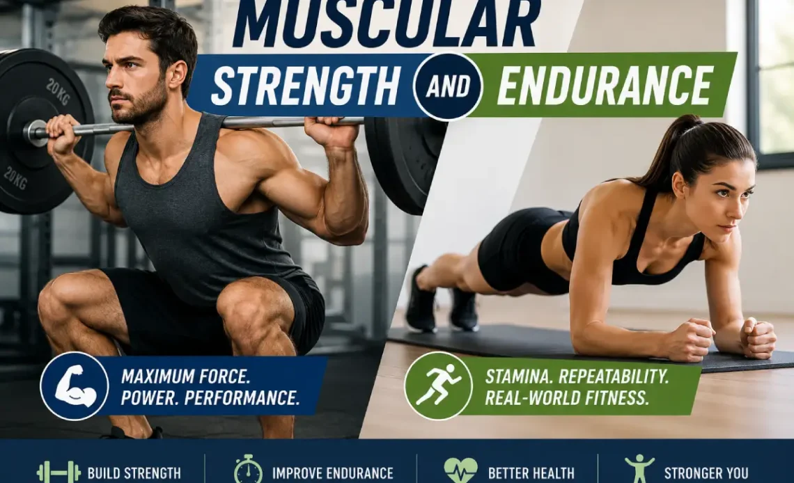 muscular strength and muscular endurance