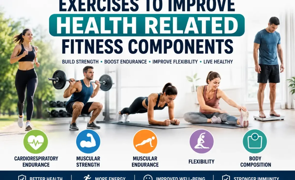 exercises to improve health related fitness components