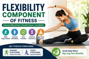 Flexibility Component of Fitness: Benefits, Stretching Exercises