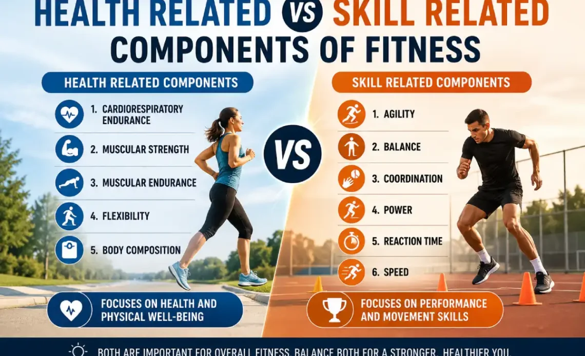 health related vs skill related components of fitness
