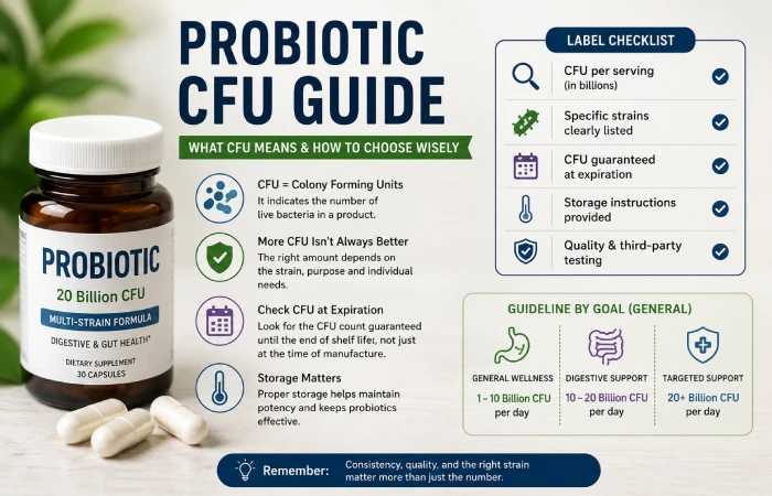 probiotic cfu guide