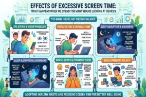 Effects of Excessive Screen Time: What Happens When We Spend Too Many Hours Looking at Devices