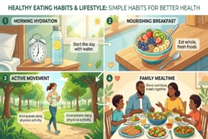 Healthy Eating Habits & Lifestyle: Simple Habits for Better Health