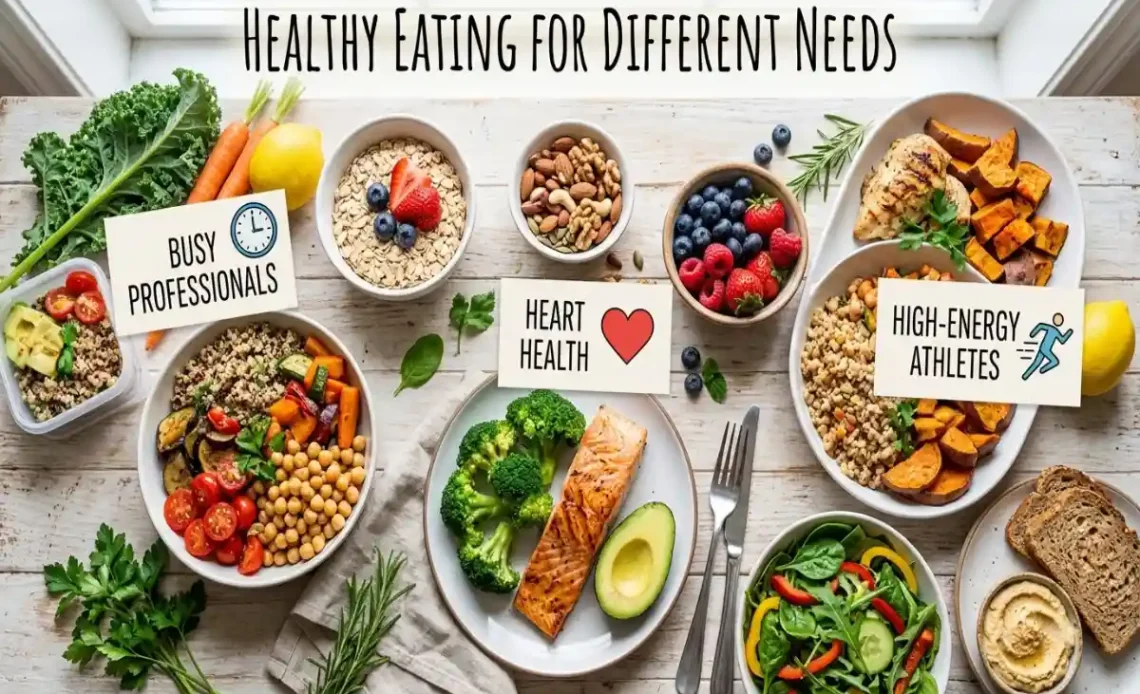 healthy eating for different needs
