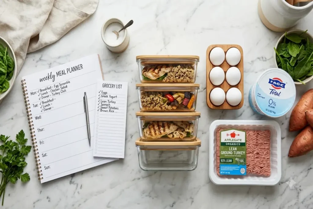 High-Protein Meal Prep: A Simple System That Actually Works