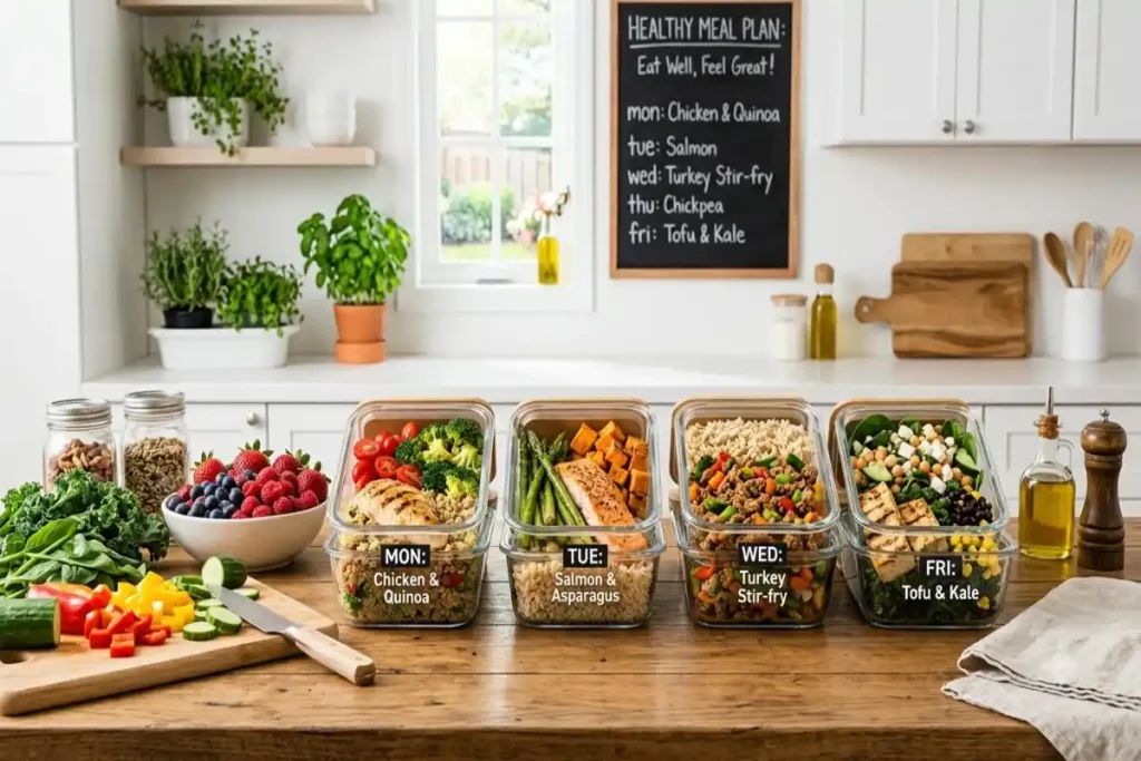 Healthy Meal Prep & Diet-Friendly Recipes: Simple Systems That Make Weight Loss Easier