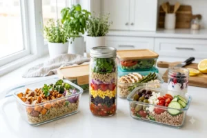 Healthy Weight Loss Lunch ideas using meal prep: How To Make Ahead and actually get it to stick?