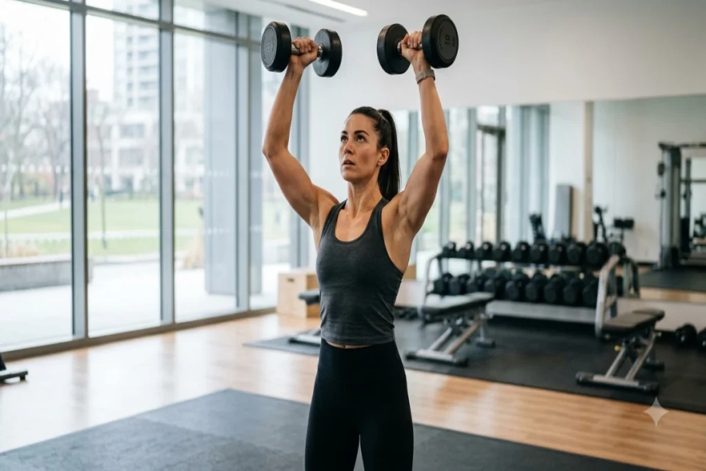 The best exercise you can do while in a calorie deficit is strength training.