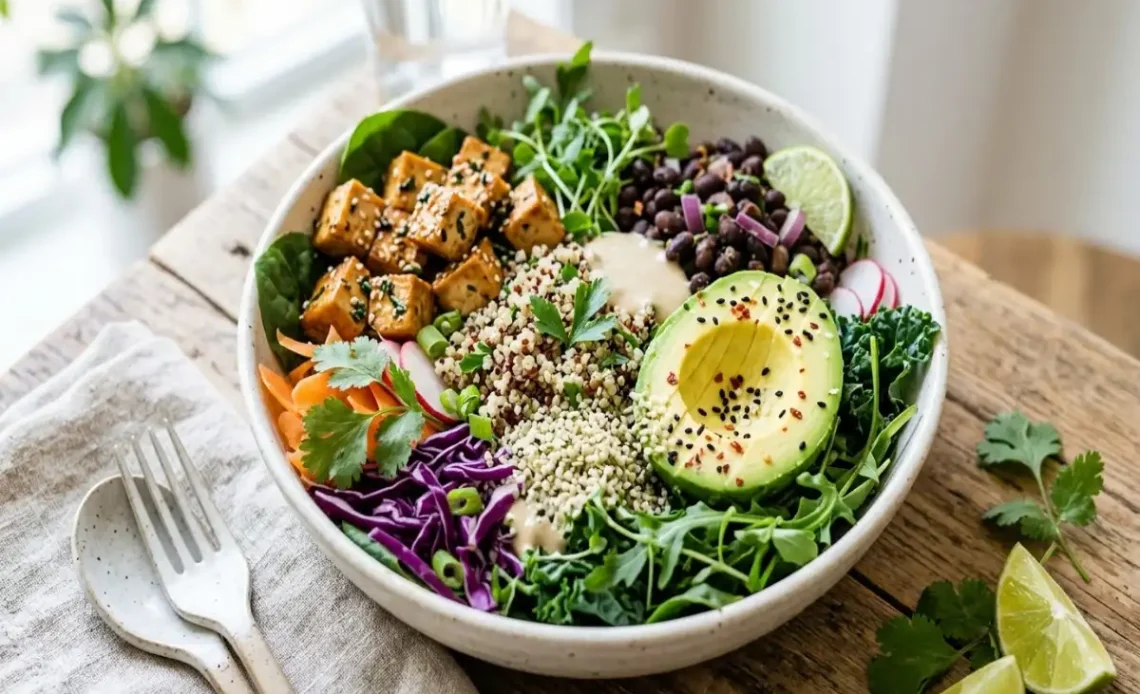 vegetarian high protein meals