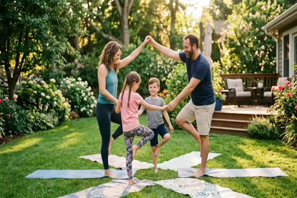 Yoga Poses for 3 Kids and Families: Fun, Simple Shapes the Whole Crew Can Enjoy